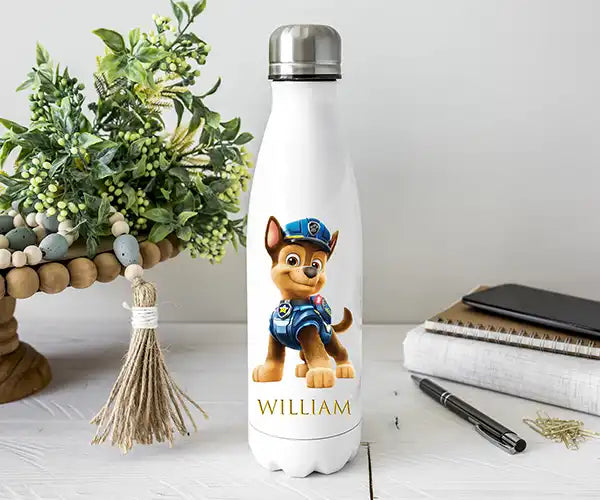 Bouteille Isotherme Pat'Patrouille Personnalisée avec Prénom