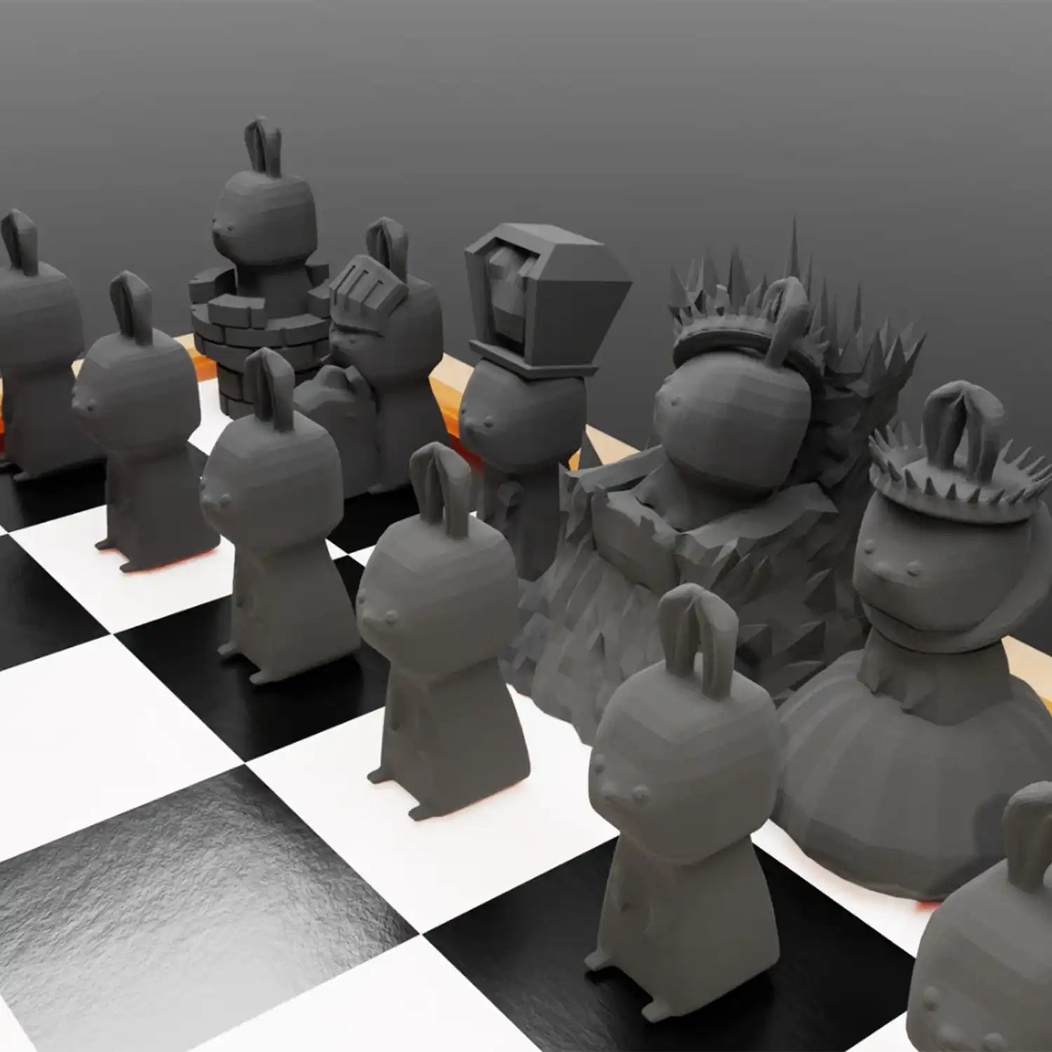 Pièces d'Échecs ZINDA - 32 Pièces