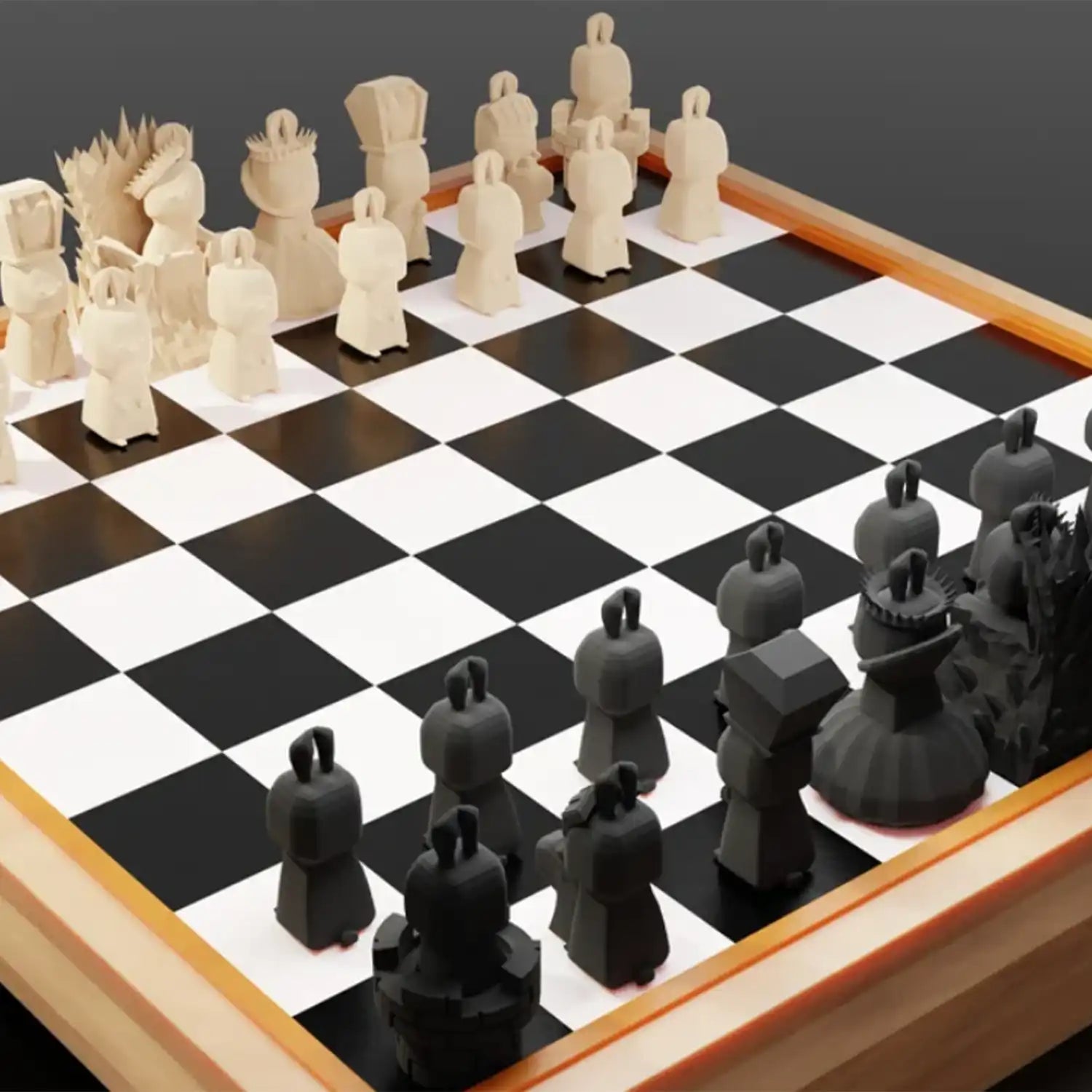 Pièces d'Échecs ZINDA - 32 Pièces