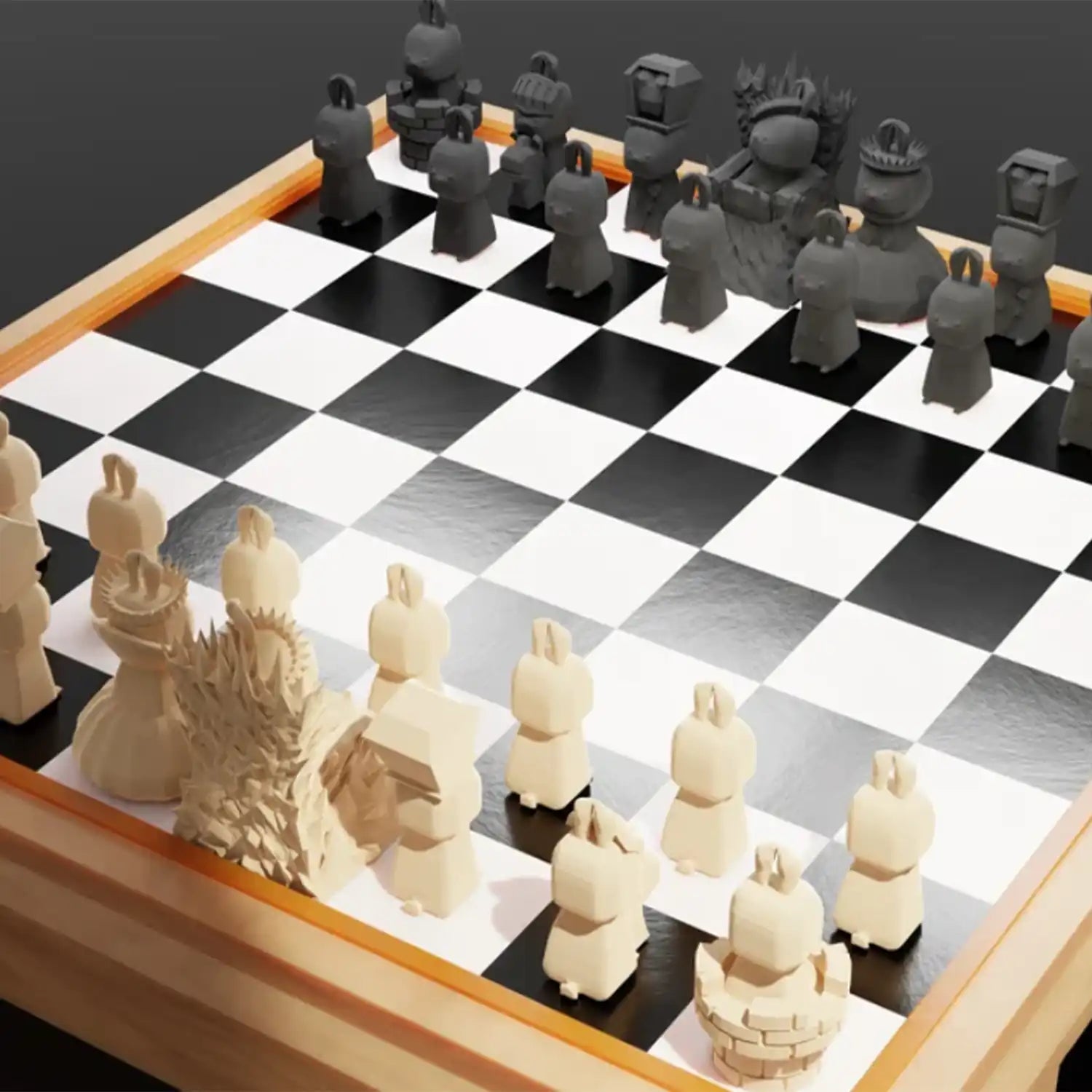 Pièces d'Échecs ZINDA - 32 Pièces