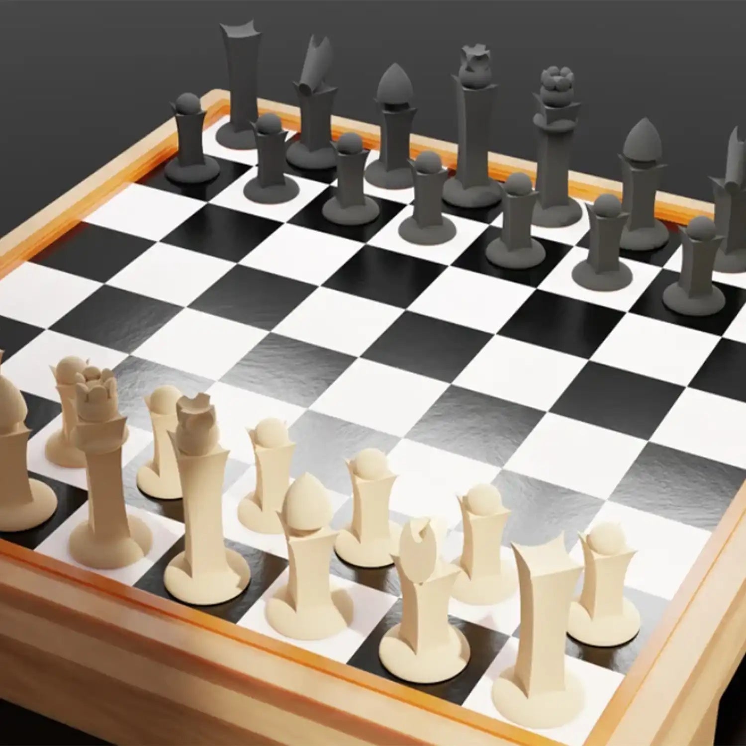ZED Chess Pieces - 32 Pieces