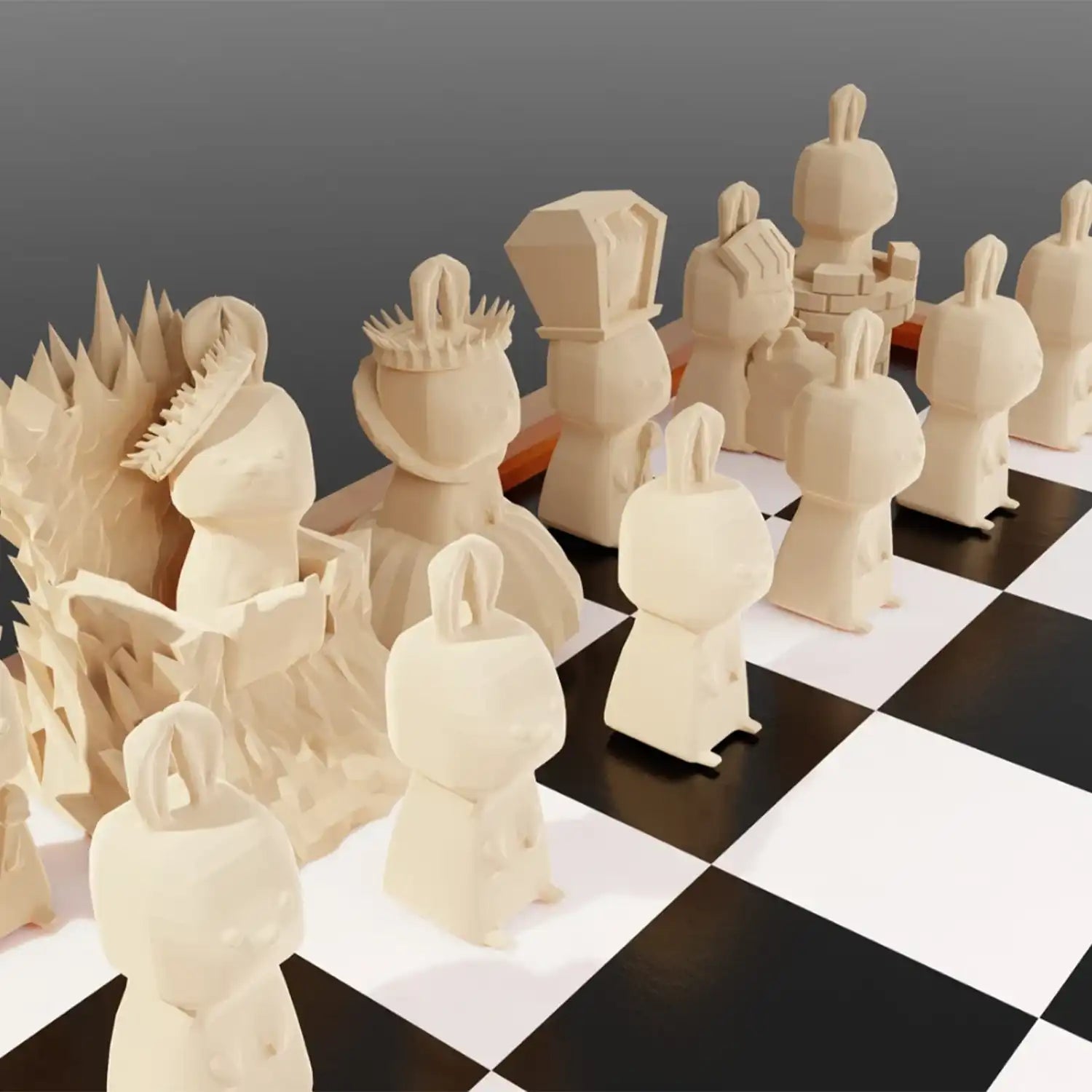 Pièces d'Échecs ZINDA - 32 Pièces