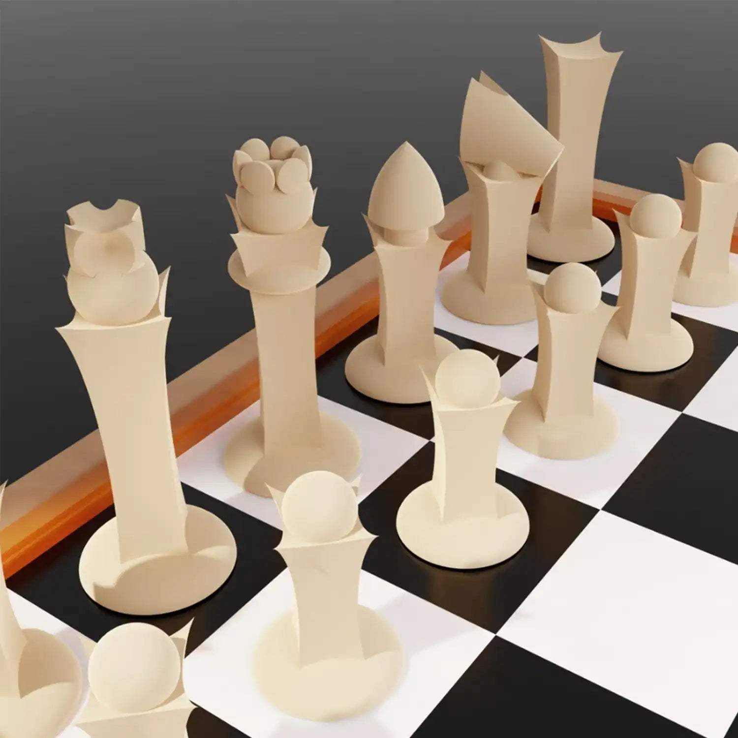 ZED Chess Pieces - 32 Pieces