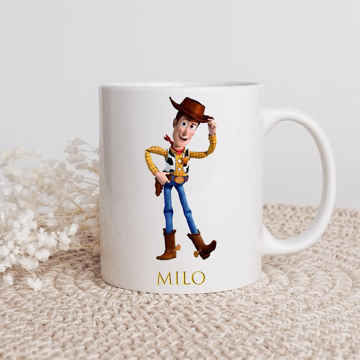 Toy Story Sheriff Woody Customizable Mug