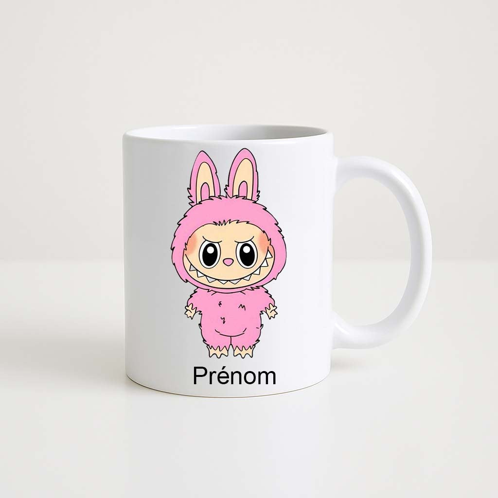 Mug Labubu Édition Rose Kawaii