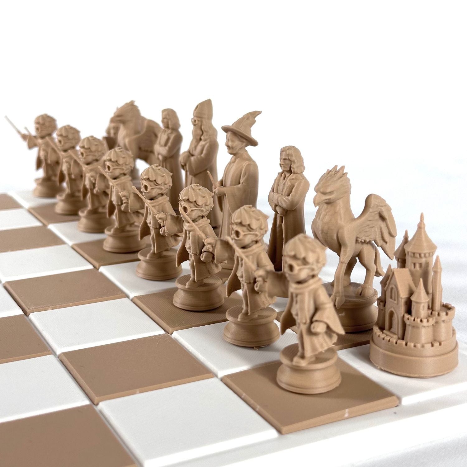 Pièces d’échecs design inspirées de la magie, idéal cadeau original