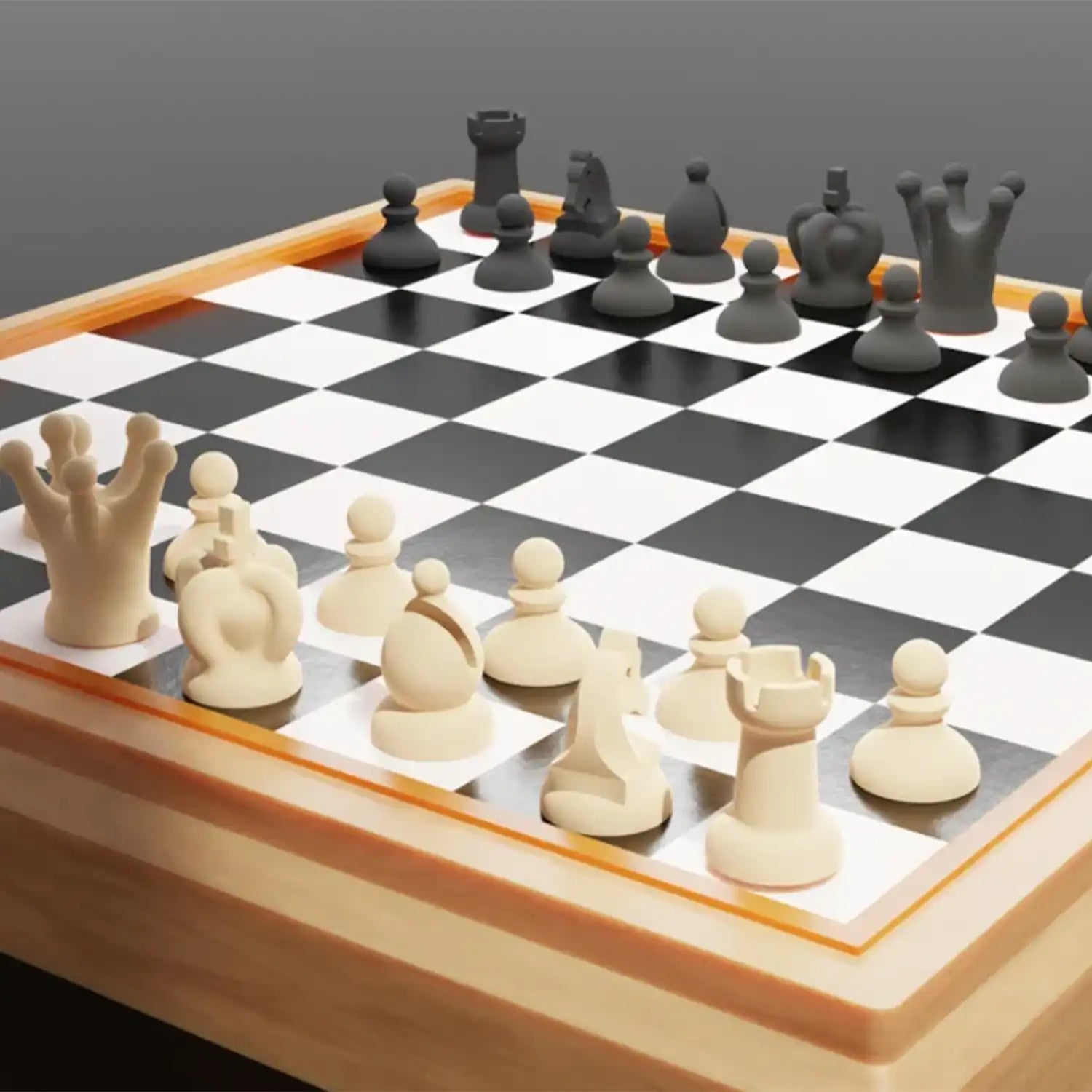 Modern Chess Pieces